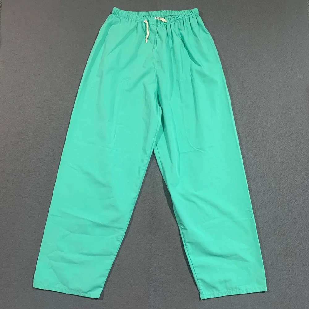 Spirit Halloween Dentist Scrubs Costume Set Mint Green Tooth Applique Size S/M - Picture 9 of 15